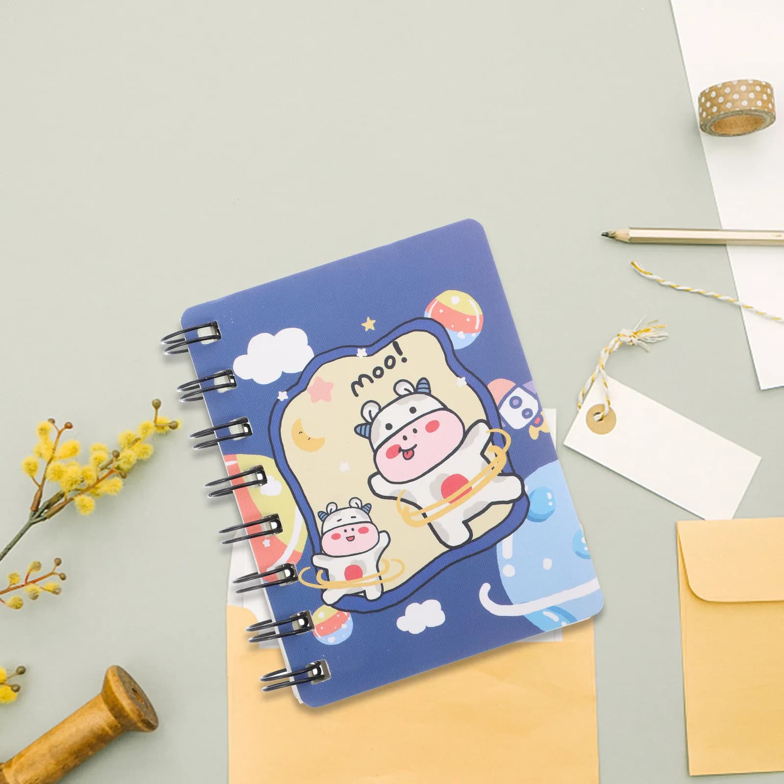 Blocco note per agenda da 10 pezzi, blocco note a spirale compatto multifunzione per uso domestico, blocco note per appunti, forniture per studenti, ufficio, insegnanti