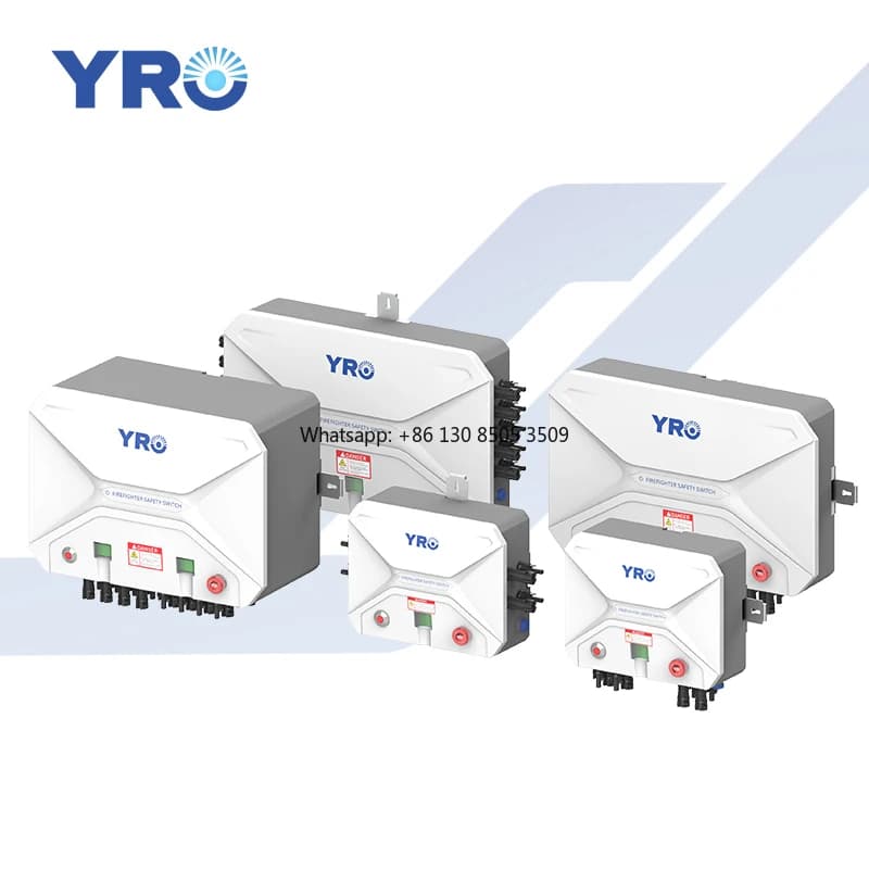 YRSD Dispositivo di spegnimento rapido Pannello solare Interruttore di sicurezza per pompiere impermeabile 1500VDC 40A IP66 Spegnimento rapido 1-10 corde