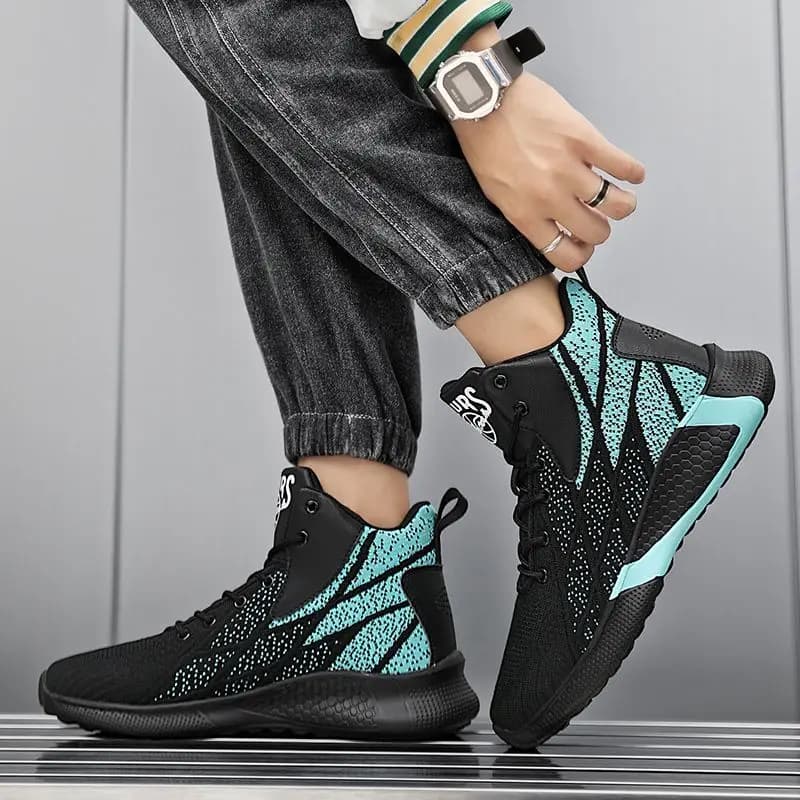 Men's Height Increasing Casual Dad Sneakers Wide Width Mesh Spring Autumn Shoes
