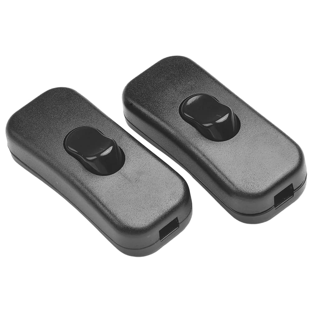 Interruttori a bilanciere per lampada da scrivania, interruttore a filo per camera da letto 110-250V, 2/4 pezzi, interruttore di controllo DPST in linea per luce