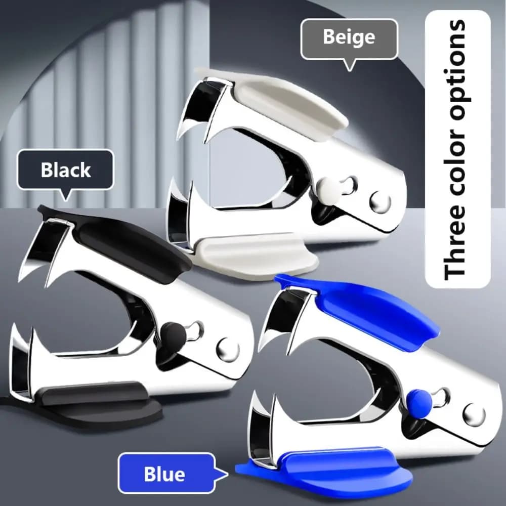 Labor Saving Staple Remover Portable Binding Supplies Nail Out Extractor Puller With Safe Lock Stapler Removal Machine Student