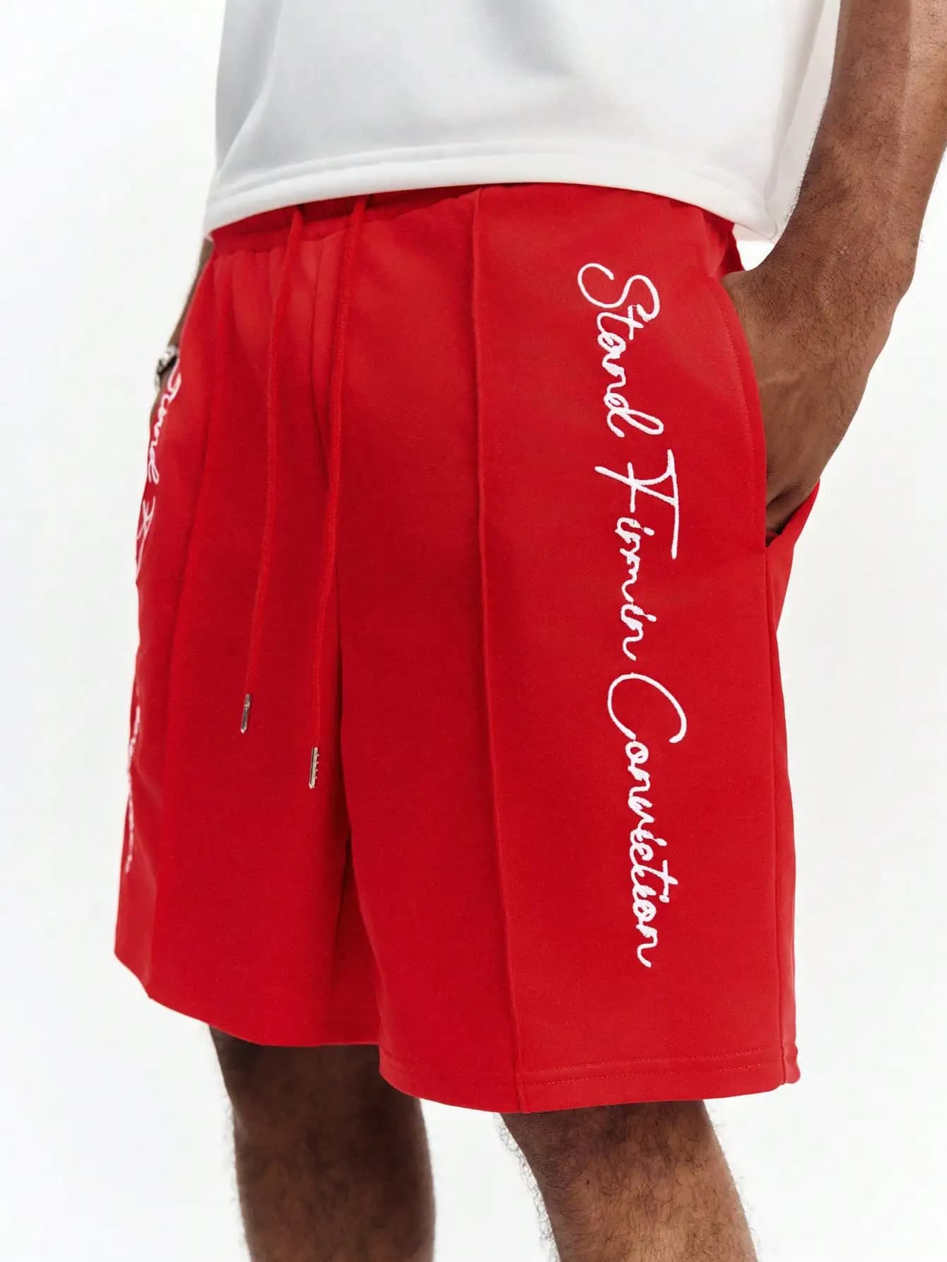 Pantaloncini casual da uomo con coulisse in vita e stampa per l'estate