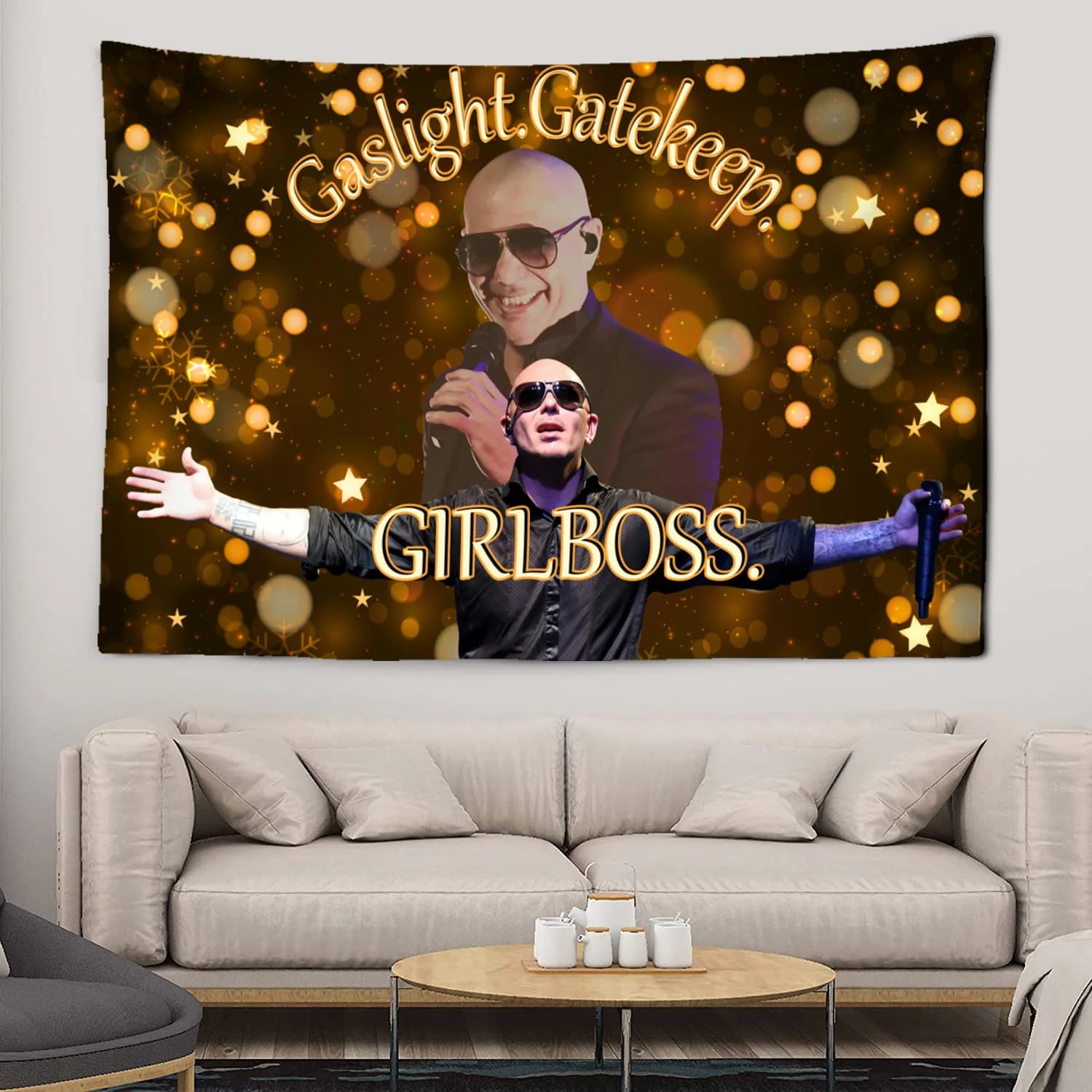Mr 305 Pitbull Worldwide Hippie Tapestry Fabric Macrame Wall Hanging Beach Room Decor panno tappeto Yoga stuoie lenzuolo divano coperta