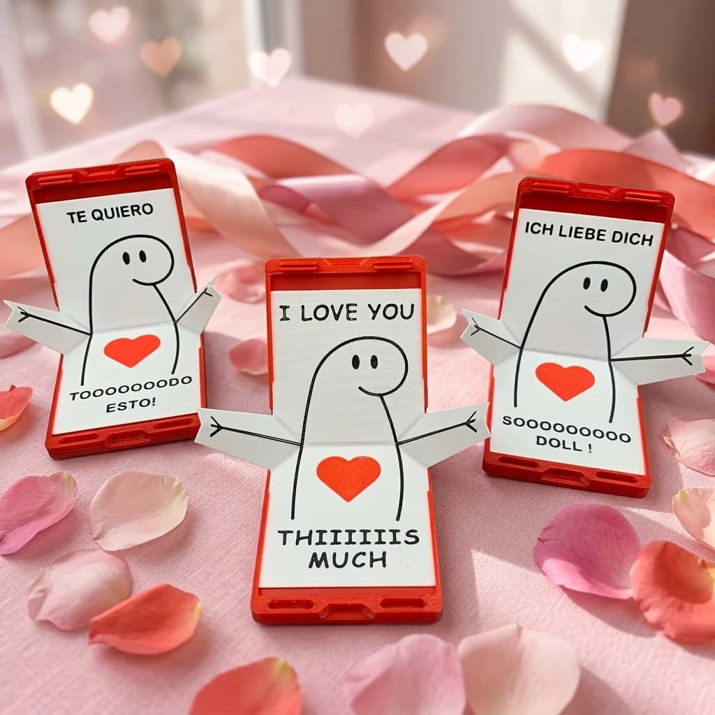 Love Gift Box - "I Love You" Romantic Keepsake for Anniversaries, Valentine's Day, and Birthdays - Creative Message Box for Boyfriend, Girlfriend, and Couples