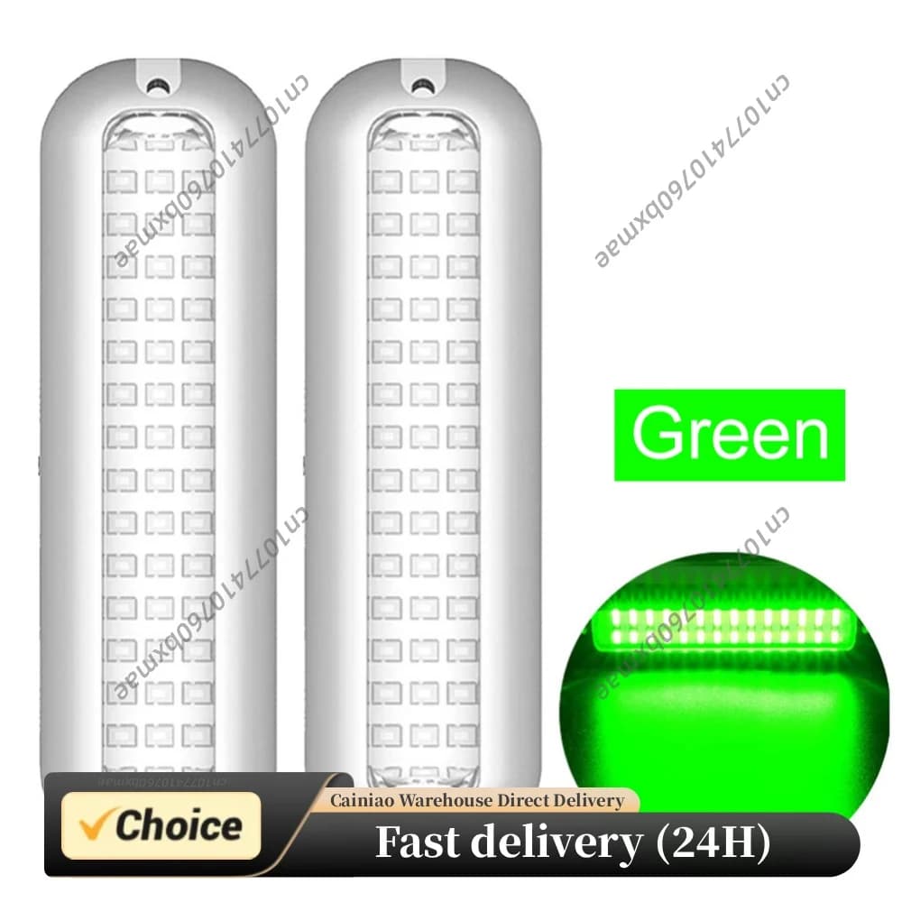 42LED Yacht Underwater Light Stainless Steel Sailing Signal Light 10-30V Anchor Light IP68 Waterproof 80W Yacht Boat Accessories