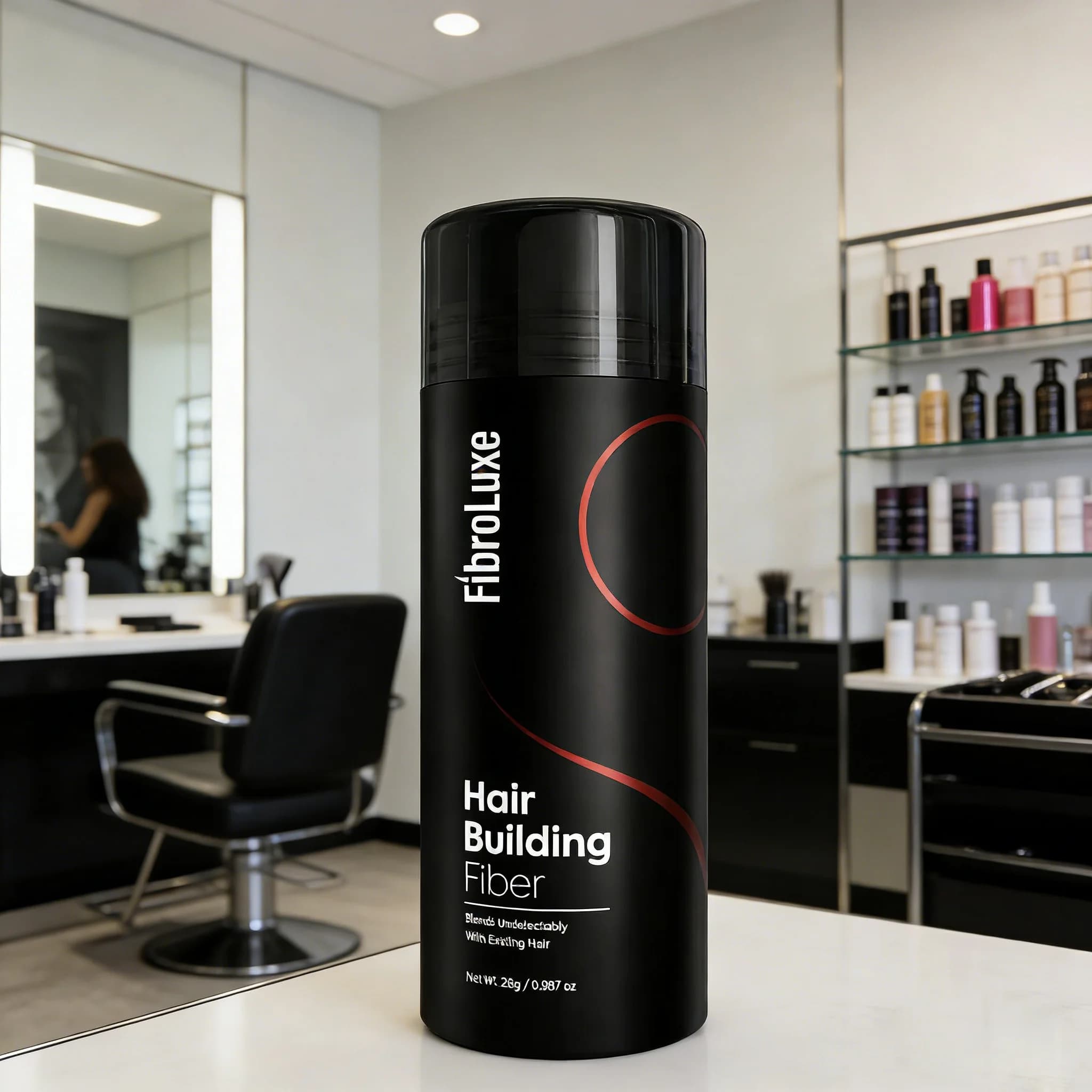 Le fibre per infoltimento dei capelli da 28g vengono fornite con un spruzzatore universale rimovibile, disponibili in 11 opzioni di colore. È un prodotto naturale che nasconde le imperfezioni.