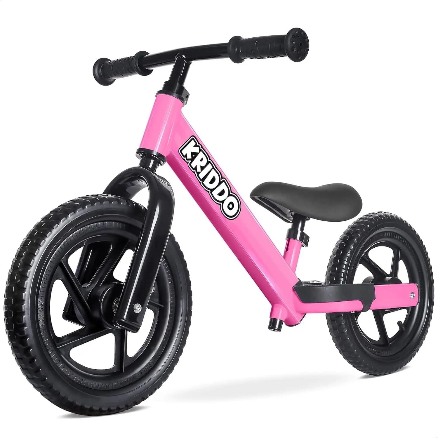 Balance Bike 2 anni, bici senza pedali per bambini dai 2 ai 5 anni, con adesivi colorati fai da te, poggiapiedi sportivo antiscivolo, Racing-St