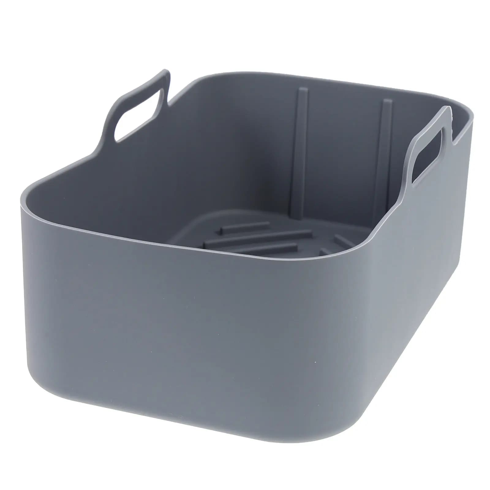 Silicone Air Fryer Basket Liner Reusable Nonstick Dishwasher Safe Heat Resistant Air Fryer Silicone Pad for Easy Cleaning and