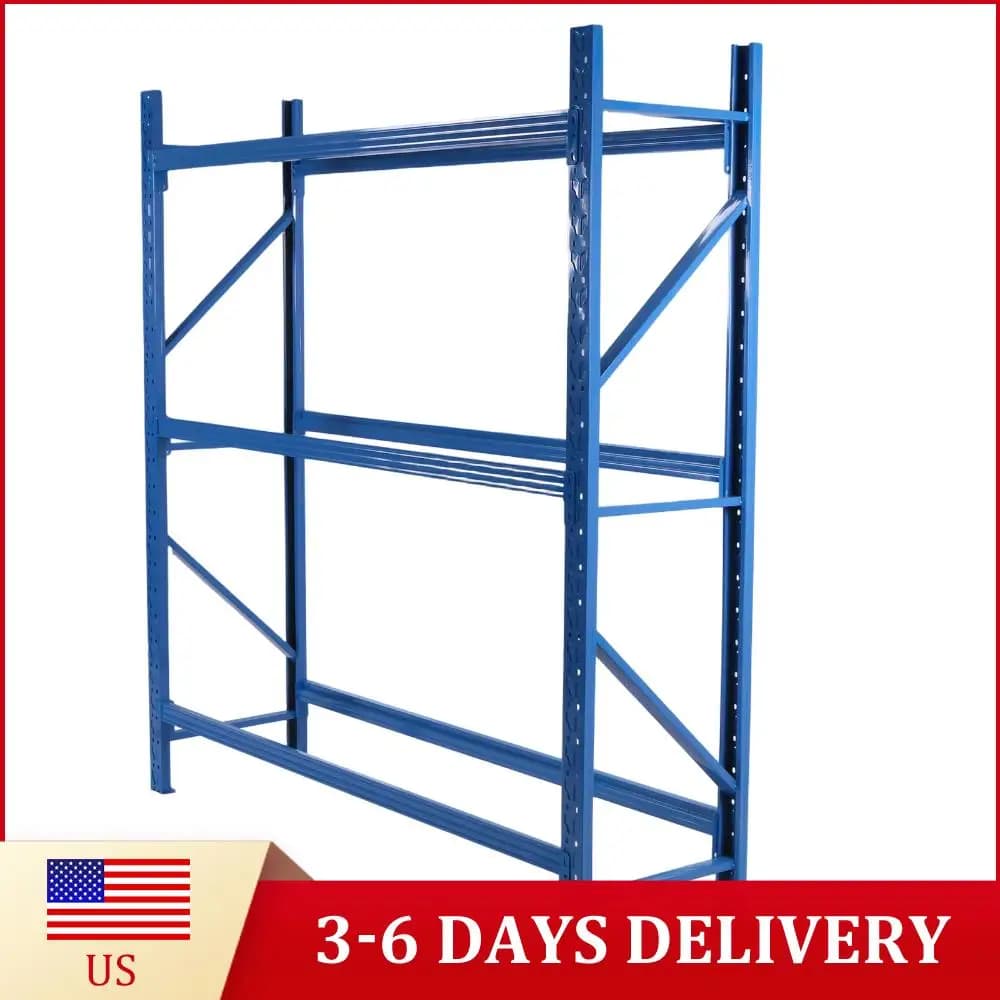 Metal Shelves for Auto Pneumatics, Capacity 440 pounds, Garage Organizer with Robusta Metallic Structure, Suitable for Auto Repair Workshops