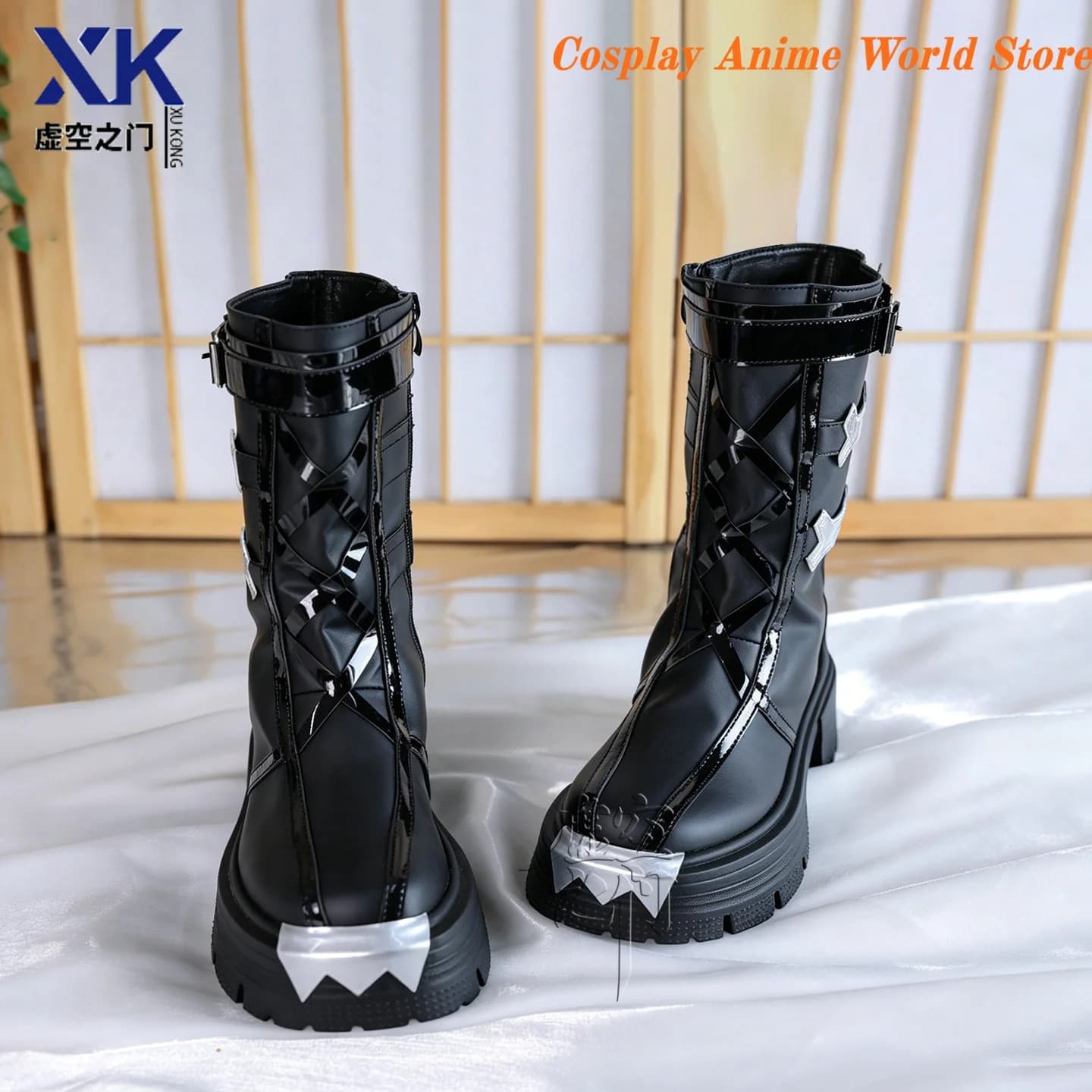 Stivali Cosplay Genshin Impact Prune, Scarpe per Giochi di Ruolo e Feste di Halloween, Accessori Cosplay MIHOYO Pronti in Magazzino