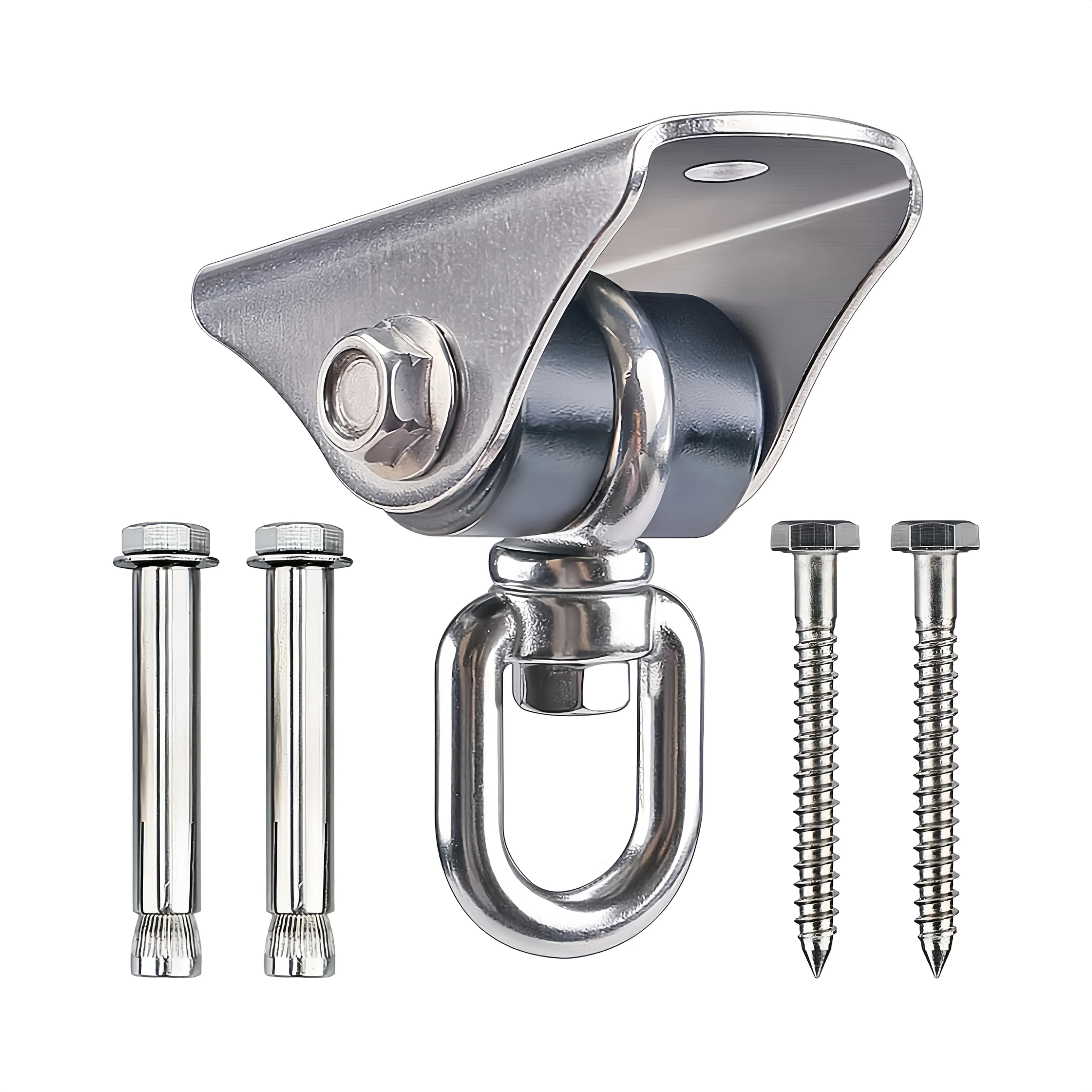 Hardware Ceiling Mount Load‑Bearing Bracket, Heavy Duty Hanging Bracket for Hanging Chair, Yoga Swing, Punching Bag
