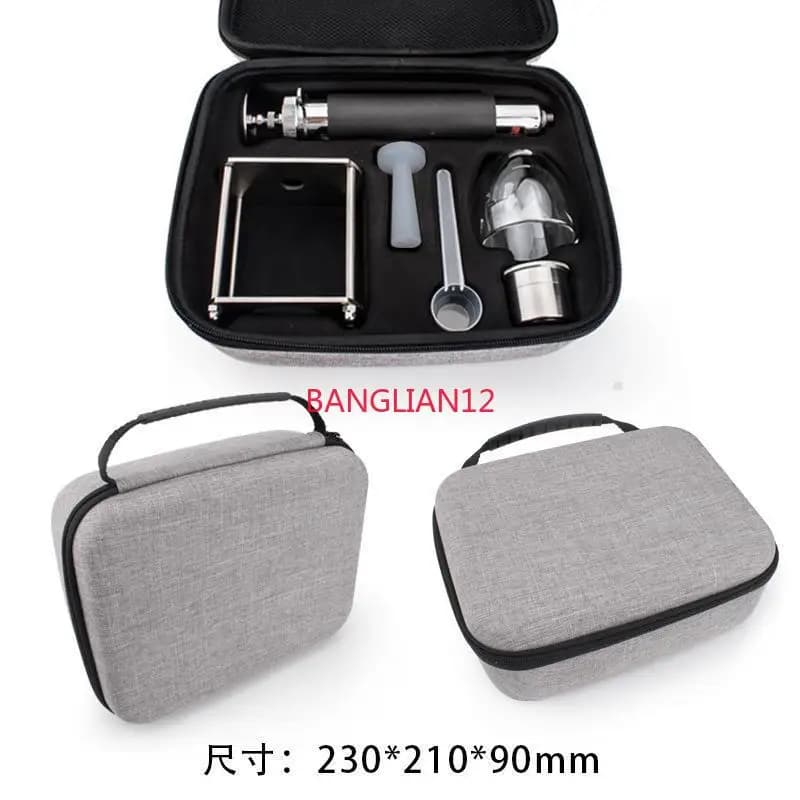 Hand-pressed stainless steel semi-automatic tie rod espresso machine, home outdoor, portable