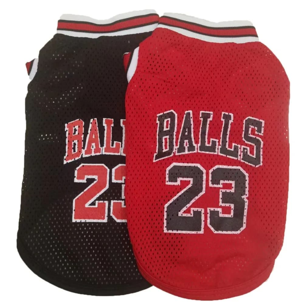 Mesh Breathable Dog Vest T-Shirt Basketball Clothes 6 Sizes Polyester Spring Summer Pet Dog Clothes Soft Pets Jersey Costume
