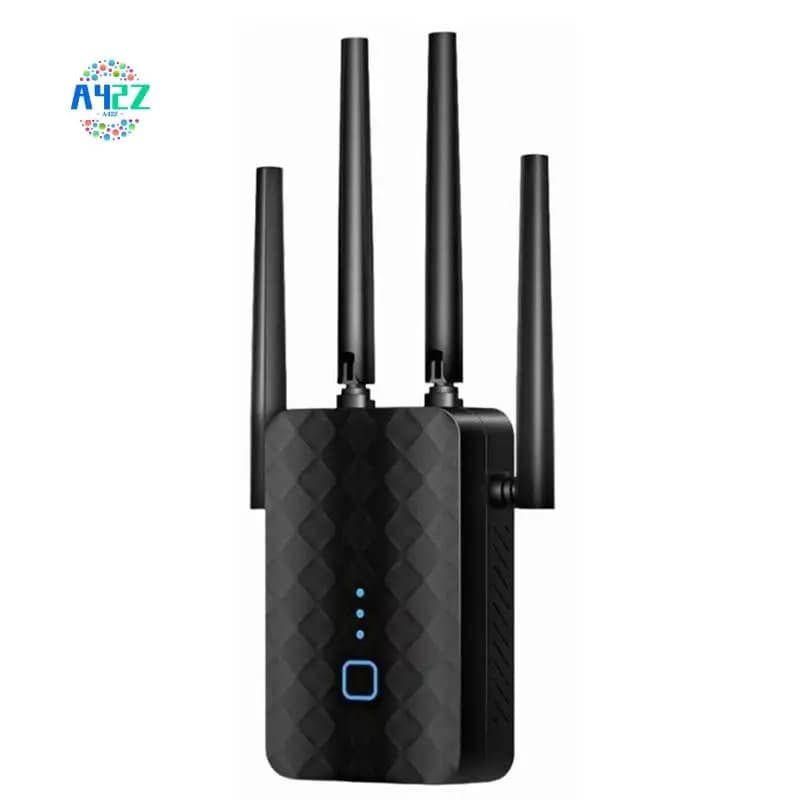 A42Z-1200Mbps Ripetitore Wi-Fi Dual Band 2.4G 5Ghz, Estensore Wireless 802.11Ac, Amplificatore Gigabit, Router a Lungo Raggio, EU-PLUG
