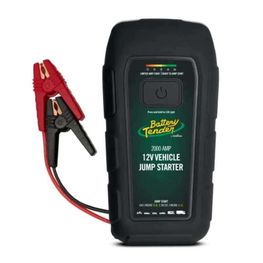 Avviatore di emergenza al litio da 2000 AMP con centrale elettrica portatile da 16000 mAh per avvia veicoli di emergenza LED integrato F