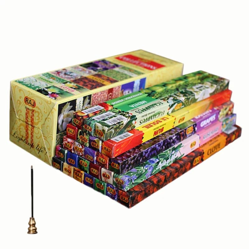 Y Frankincense Big Boxes Indian Incense Sticks Mixed Scents for Home Handmade White Sage Lavender 10/25/lot Joss Stick Incenses