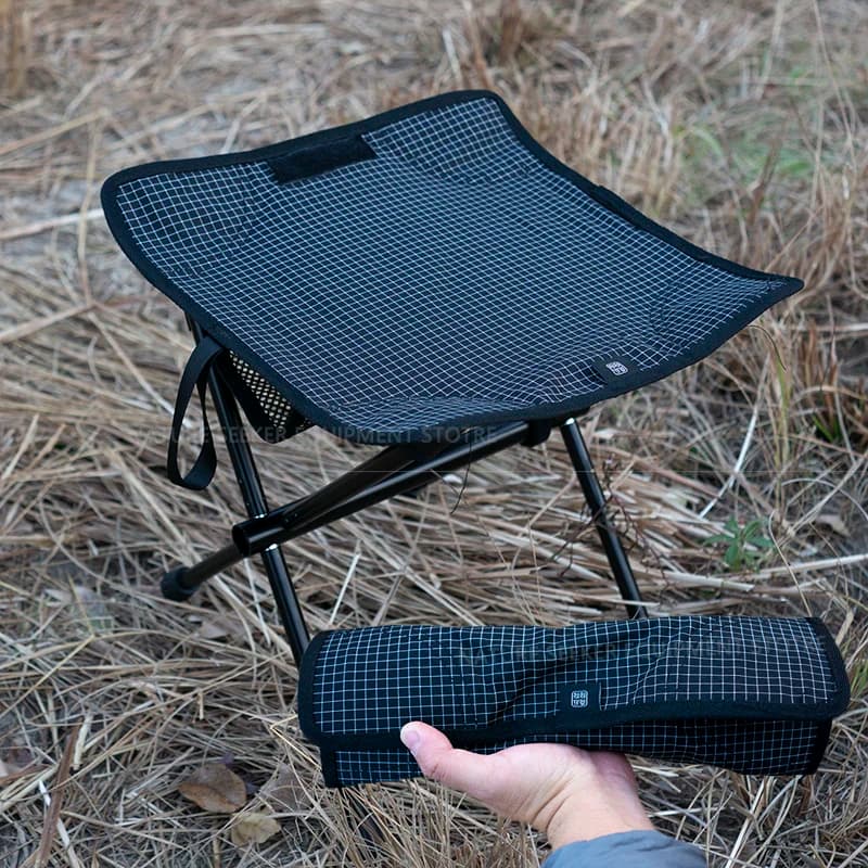 UHMWPE Sgabello Sedia pieghevole Attrezzatura da campeggio per escursionismo all'aperto Poggiapiedi Campstol Campo da pesca Attrezzatura leggera