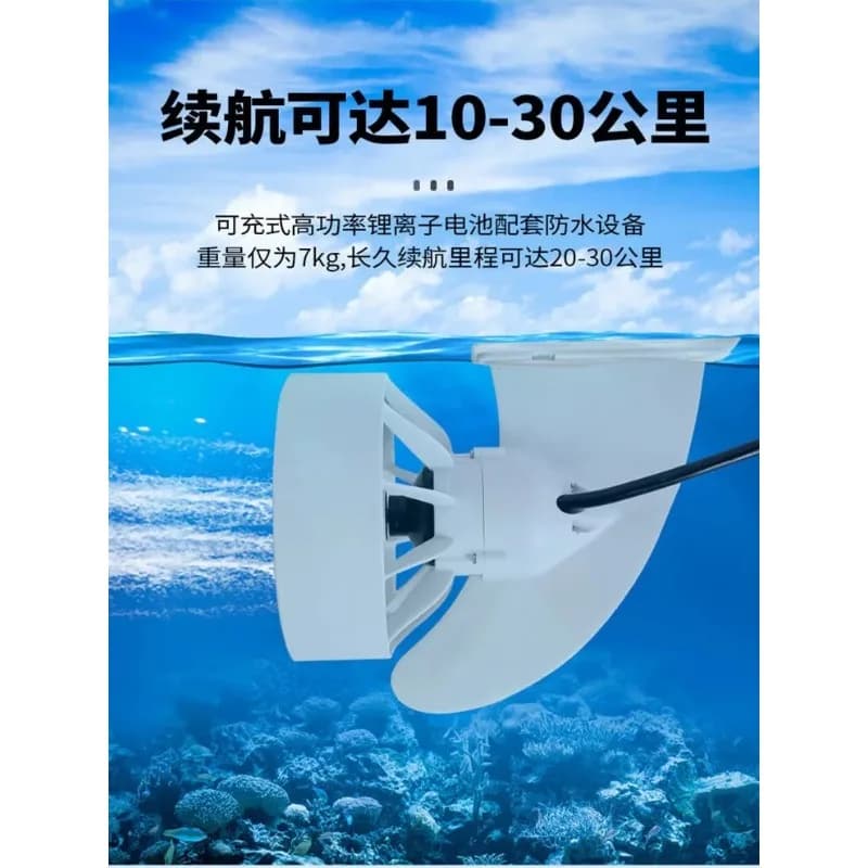 Pinna Elettrica Rimovibile per Paddle Board e Surfboard, Motore Subacqueo per Paddle Board e Kayak