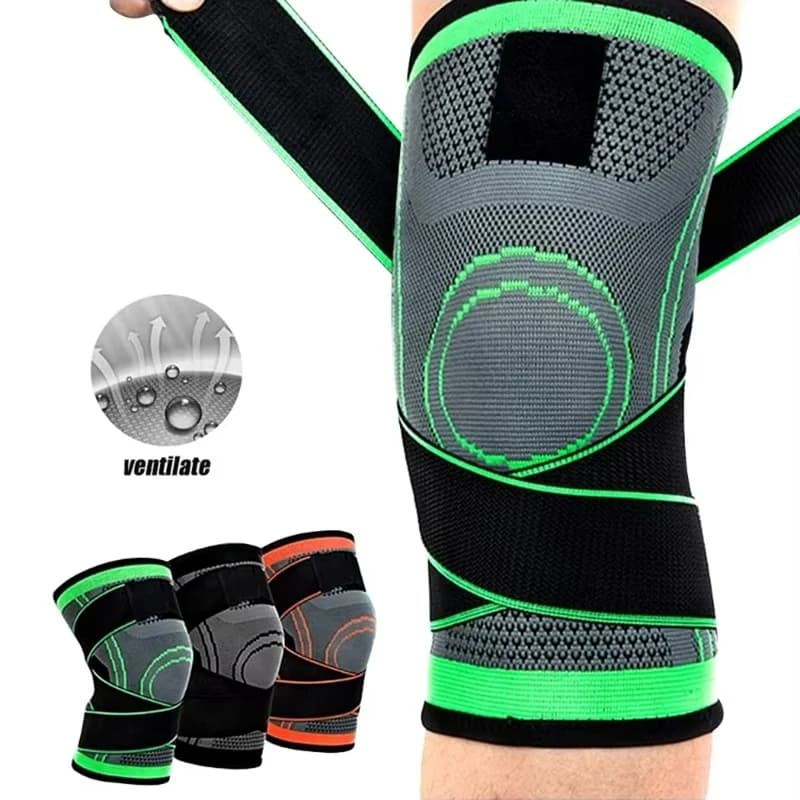 Soft Compression Joint Wrap Sports Knee Pad Compression Brace Running Hiking Basketball Support Home Gym Training Brace Tools