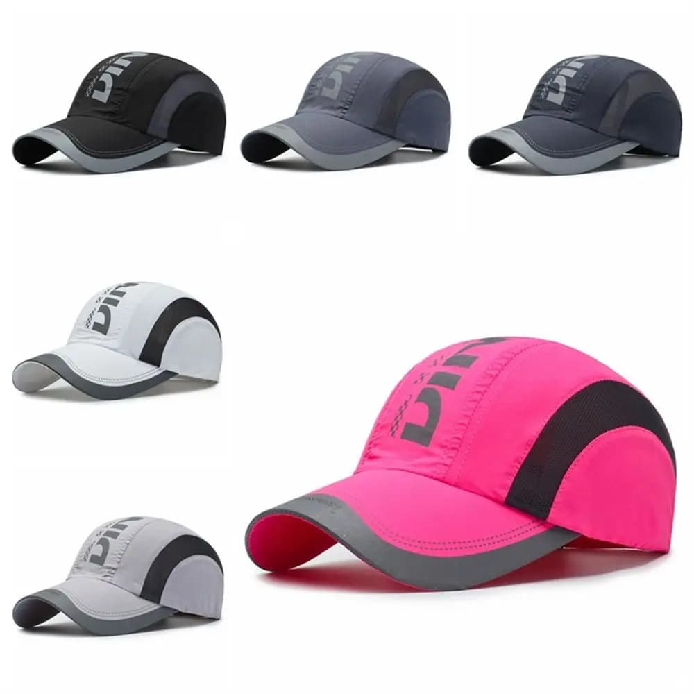 Quick Drying Breathable, Waterproof, Adjustable, Ultra-Slim, Snapback for Open Sports