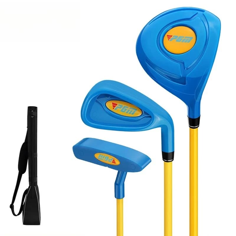 Set da Golf per Bambini 2-5 Anni, Kit per Principianti con Mazze in Legno, Ferri, Putter e Borsa, Regalo per Ragazzi e Ragazze JRTG011