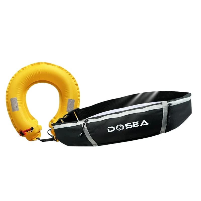 Cintura salvavita 100N Cintura di sopravvivenza per pesca Giubbotto di salvataggio professionale gonfiabile automatico Salvagente per adulti