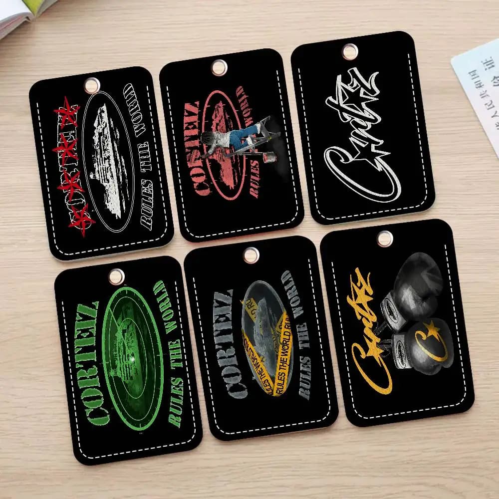 Devil's Island English C-Corteiz Personalised Holder Suitable for Bank card,Subway, Bus Card Wallet Card Case Badge Holder