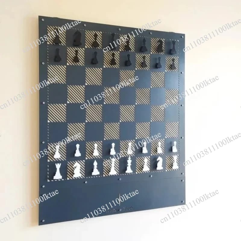 New Party Magnetic Chess Checkers Set Giant Wall Board Wall Hanging Home Decor