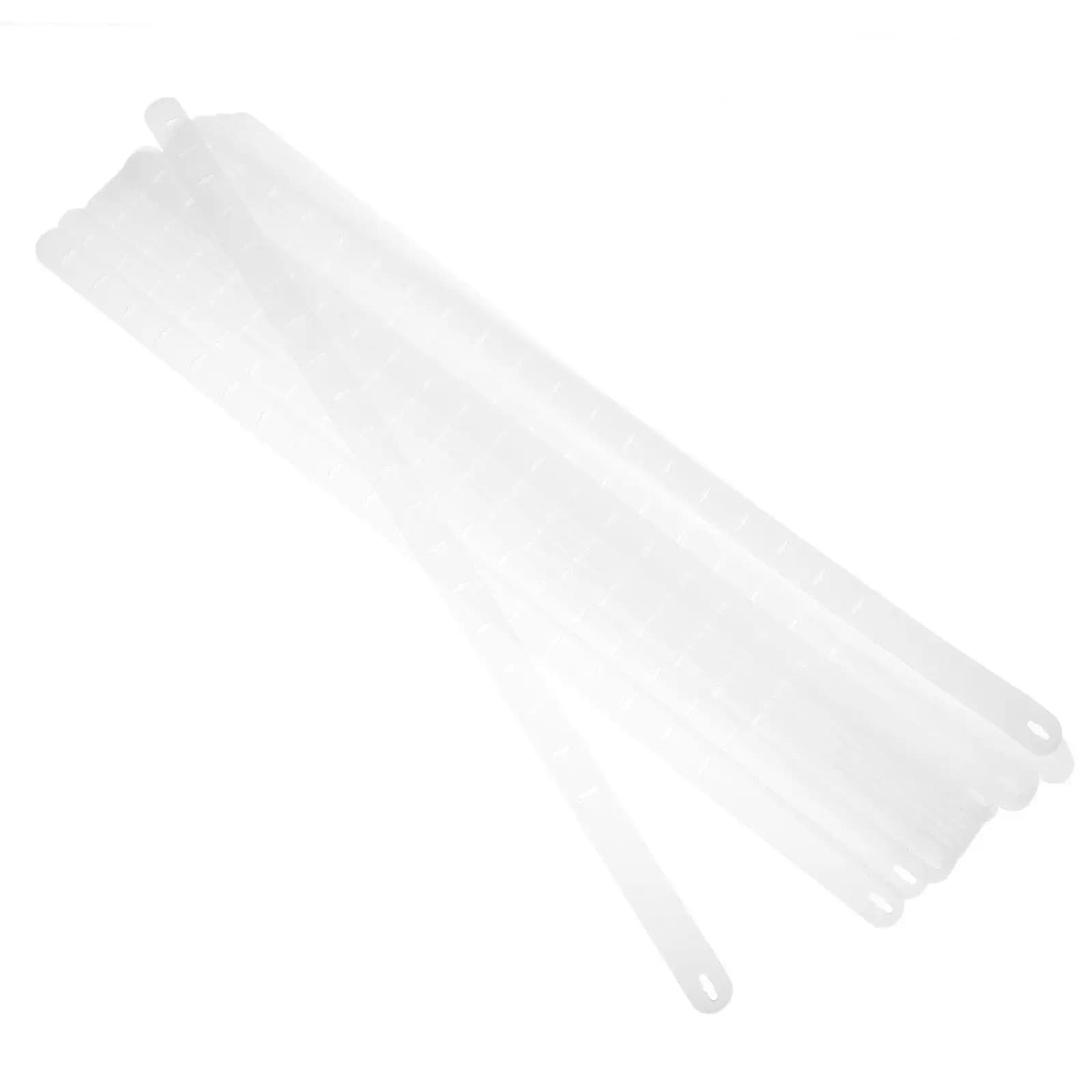 20 Plastic Strips Parts for Dresses, Multifunctional Connectors Anti-slip for Organization and Exhibition in the Wardrobe