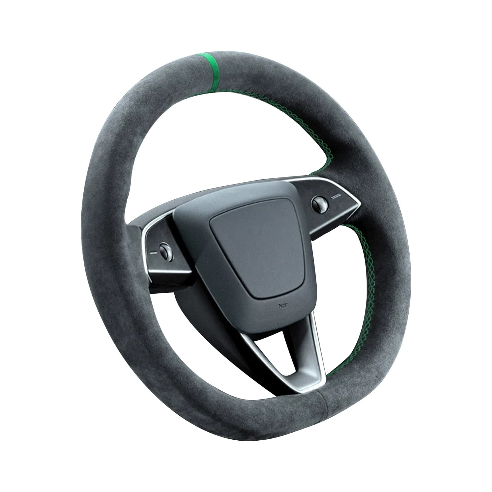 Alcantara Material Hand Cover for Model 3 Highland 2023-2026 (Green Road)