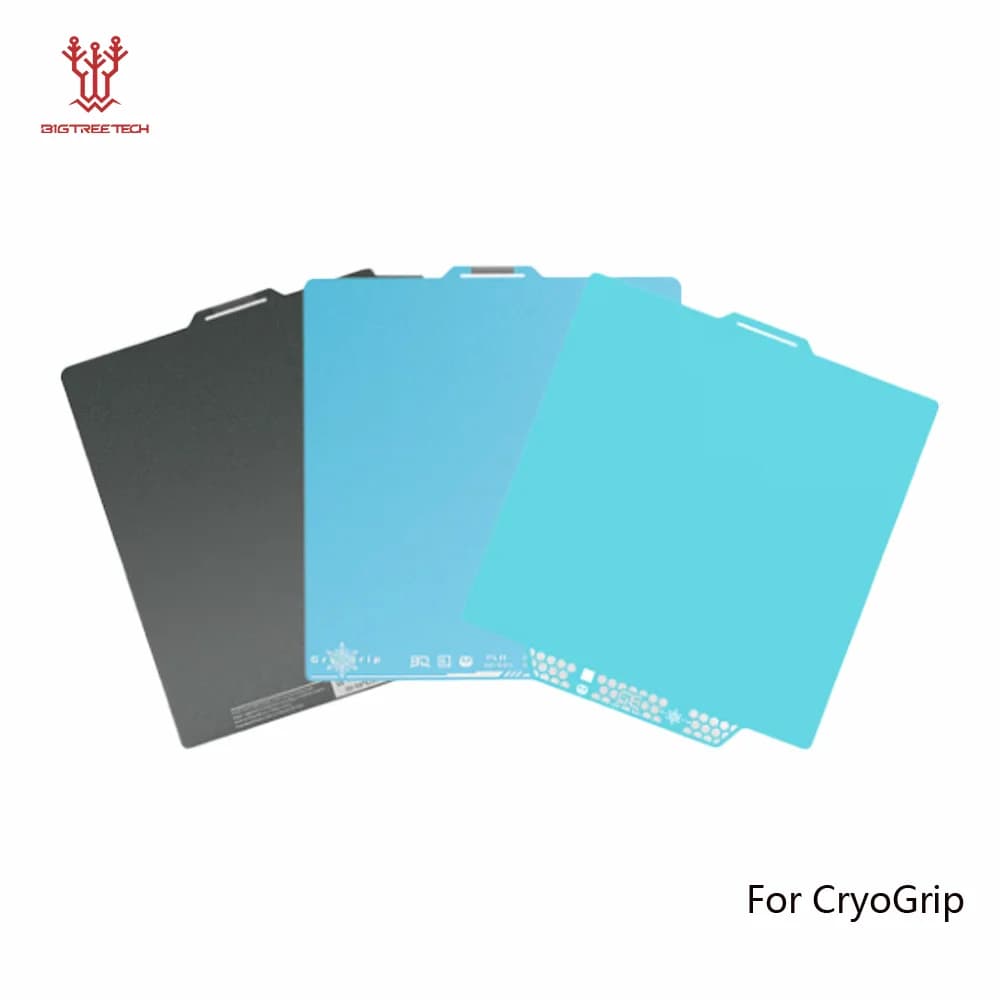BIGTREETECH BIQU Cryogrip P2S Panda Glacier/Frostbite Acciaio a Molla Bifacciale per Stampanti 3D Bambu Lab A1 P1S P1P Bambulab A1 X1
