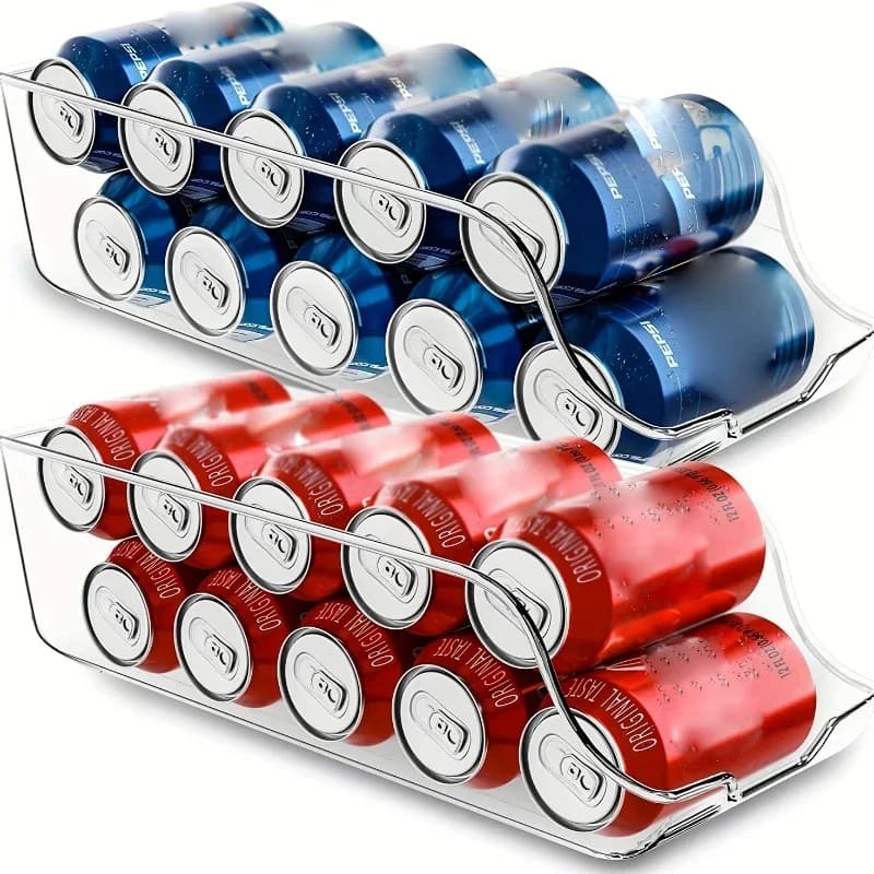 Refrigerant Organizer Containers Soda Dispenser Dispenser for cans Automatic dispenser for refrigerator Organizer for pantry