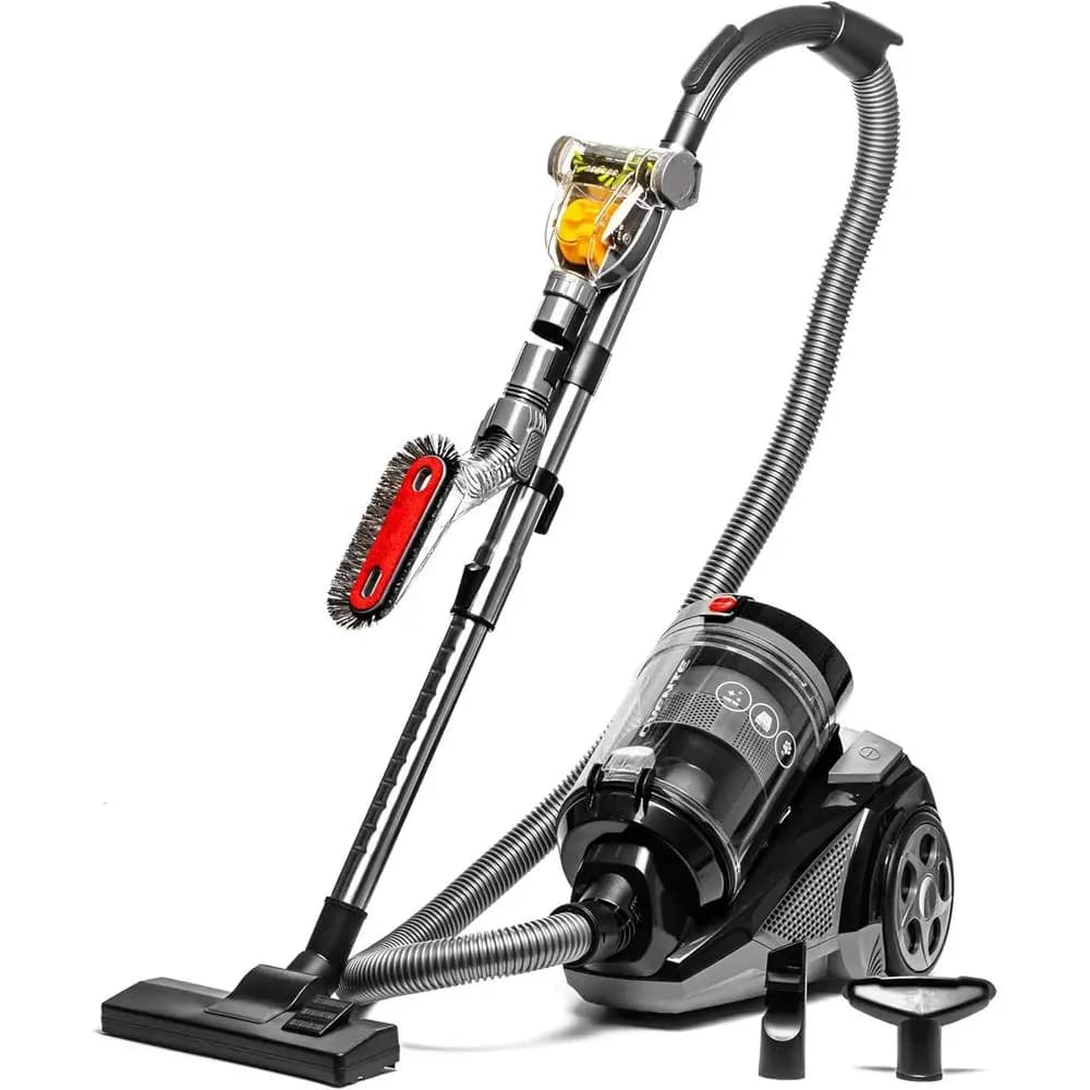 BaglCanister Vacuum Cleaner with 3L Dust Cup, Powerul Suction, Telescoping Wand, Retractable Cord and Accories, 1400W Lightweigh