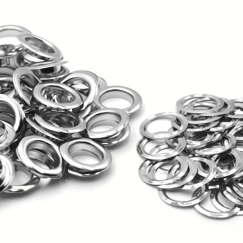81pcs 6mm hollow eyelets. For leather journals, easy install, attractive look.