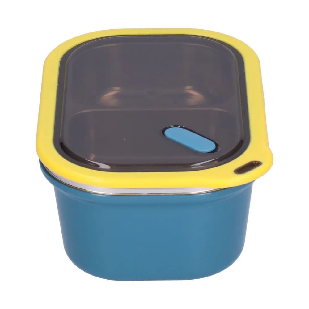 Thick Stainless Steel Leakproof Food Container 1.2L 2 Compartment Portable Lunch Box Hot Food Storage Box For Picnic