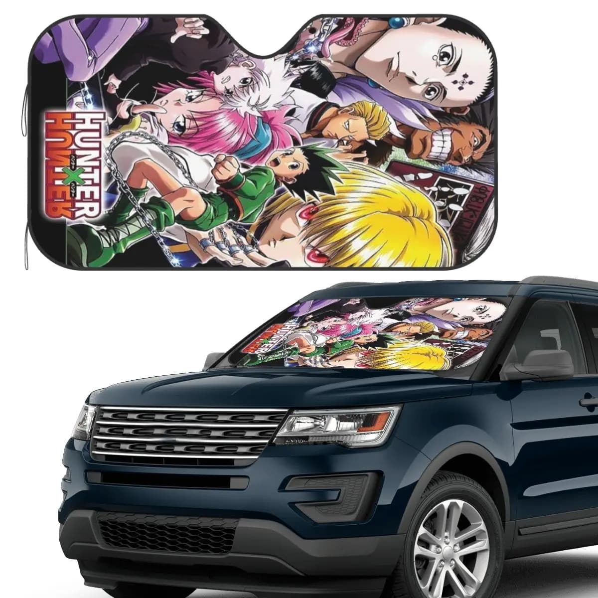 Anime HXH Hunter X Hunter Parasole Parabrezza Auto Parabrezza Anteriore Finestra Parasole Accessori Coperture