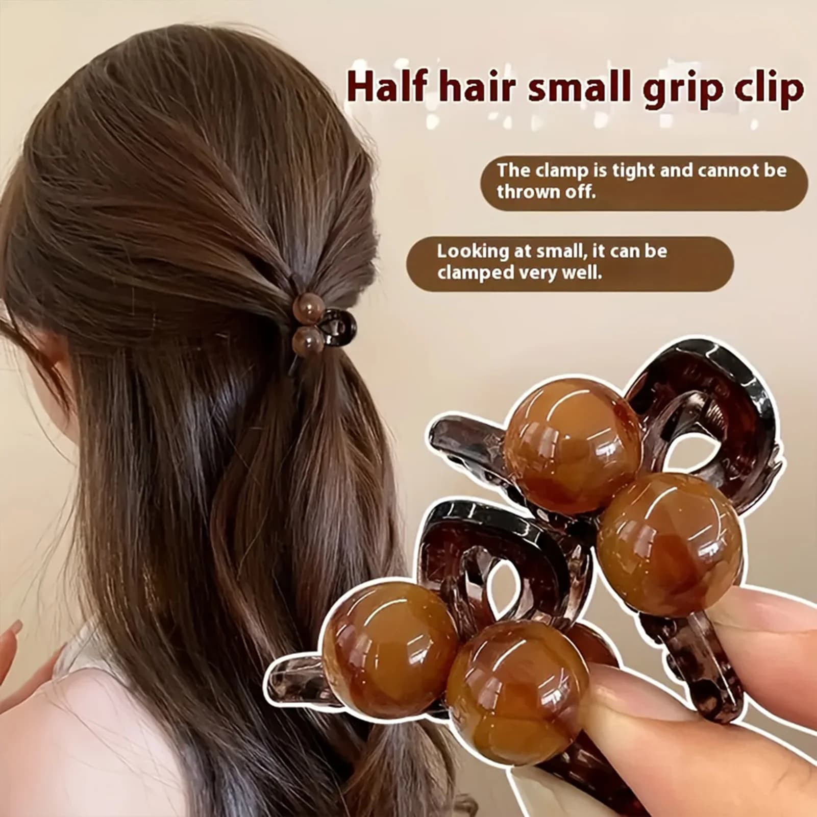 Women's Small Hair Claw Clips Versatile Temperament Hair Accessories Claw Clips for Hair DIY Accessory Hair Styling