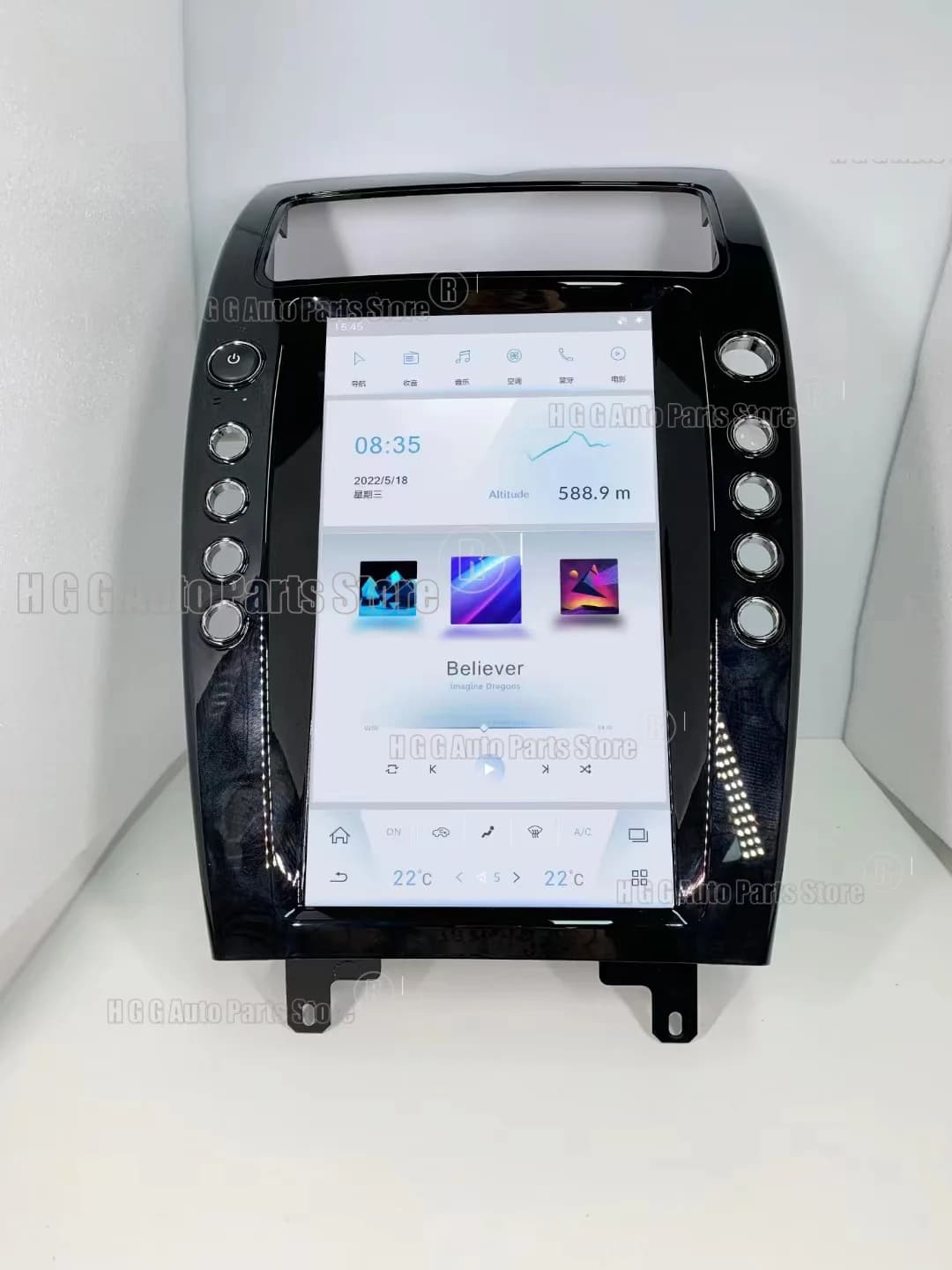 Ricevitore autoradio Qualcomm lettore multimediale per auto Android Auto Carplay per Maserati Quattroporte 2004-2012 GPS Navigat Head Uni