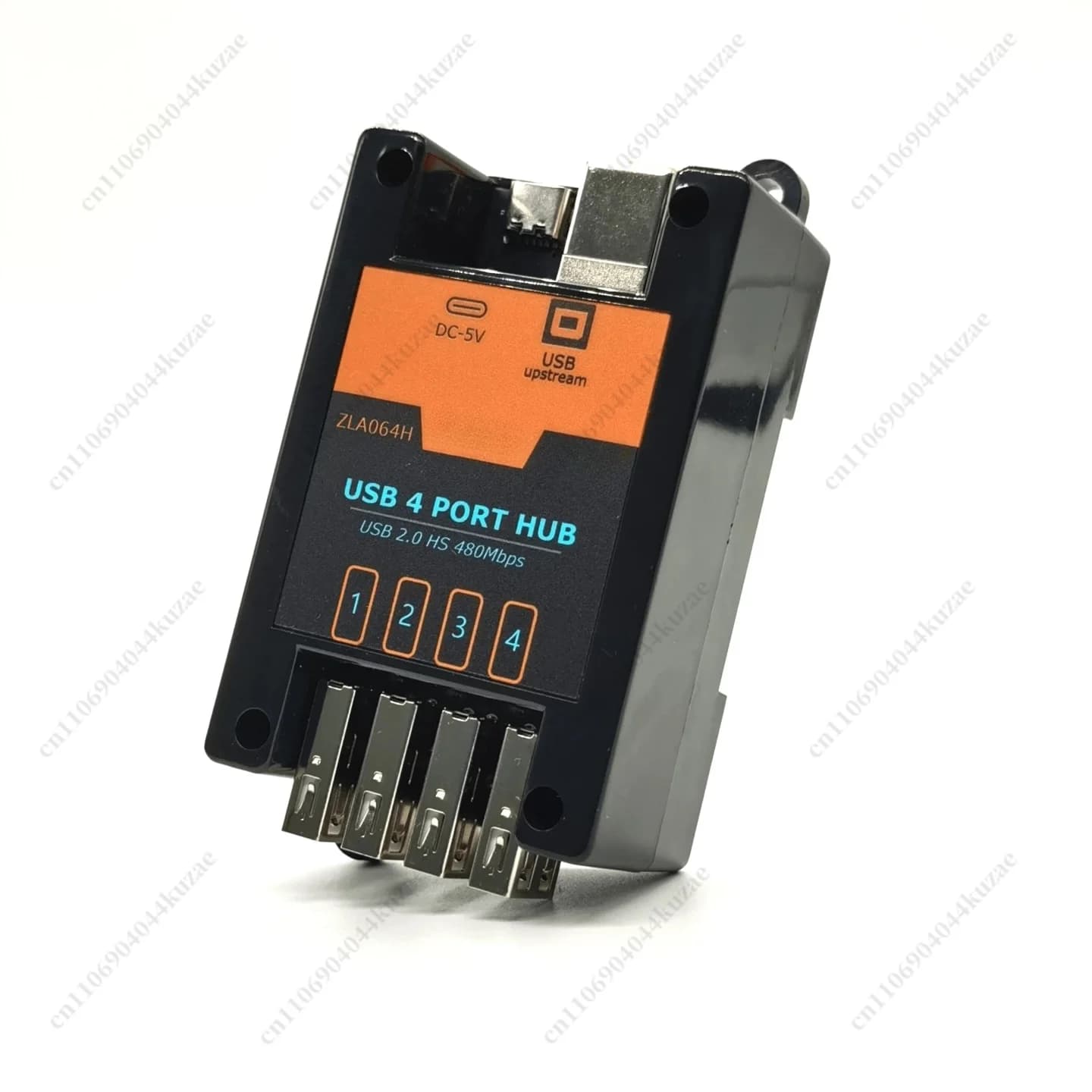 4-Port Industrial Isolated USB Hub, High Voltage Isolation ESD Anti-static Splitter