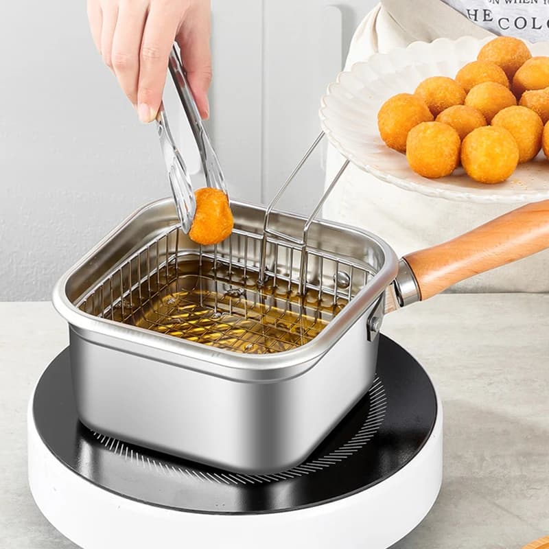 New arrived multipurpose portable detachable handle anti-stick 2 in 1 container for food pot induction pot