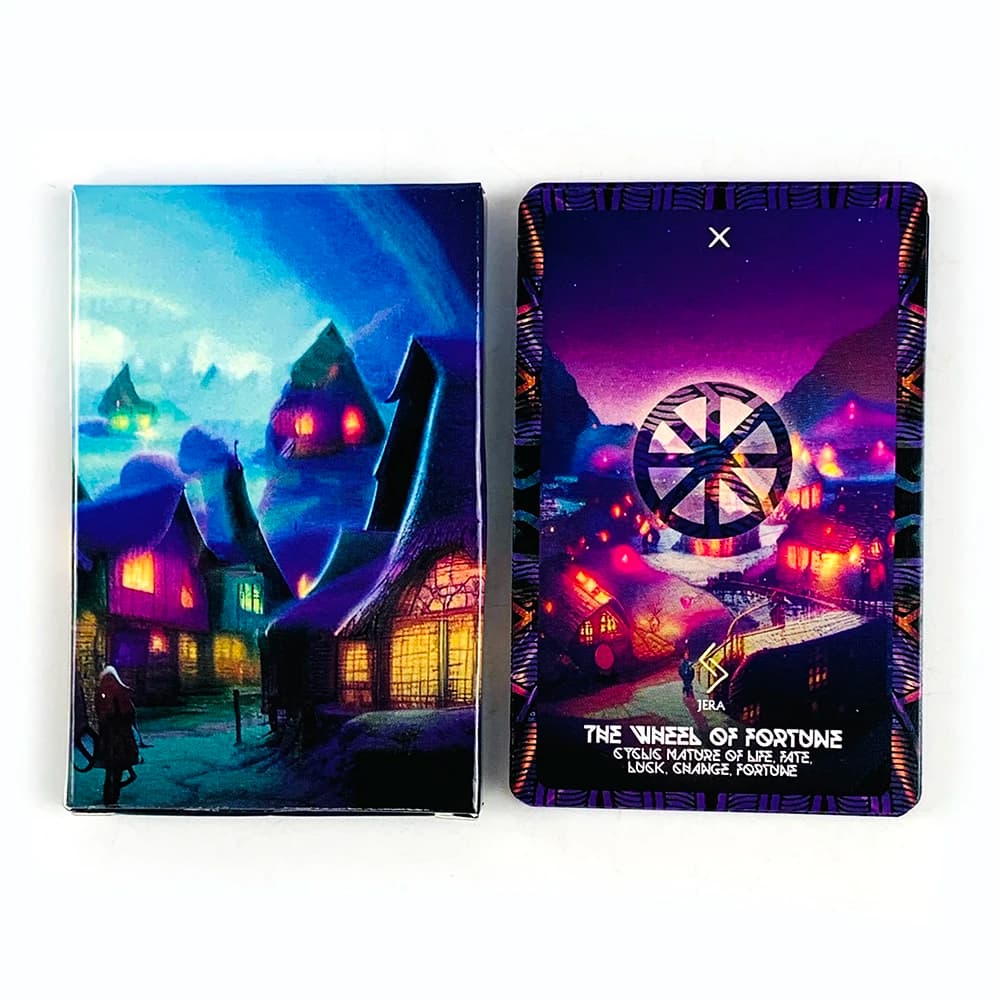 Nuove Carte Oracle, Mazzo di 22 Carte, Gioco di Carte per il Tempo Libero in Famiglia, Divinazione Mistica, Gioco da Tavolo, Meditazione e Pratica Spirituale
