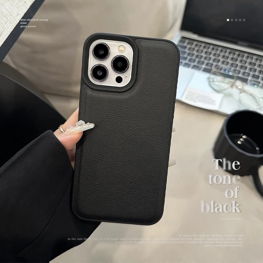 Advanced Black Adatto per Apple 16 Custodia per telefono iPhone 17 Promax Personalizzato 11 Modello in pelle 13
