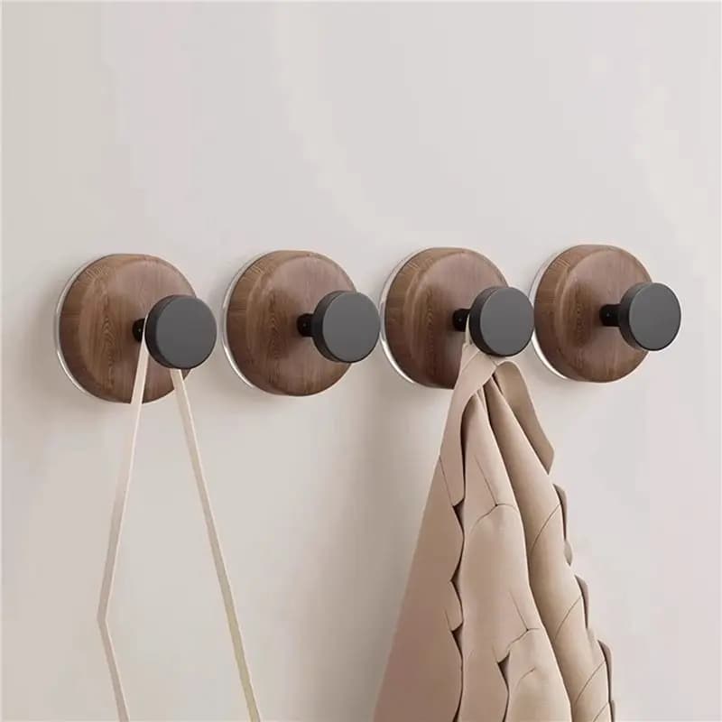 ABYN-Heavy Duty For Glass Window Hanger For Front Door, Suction Cup Reef Hook(4 Pack) Over Door/Outdoor