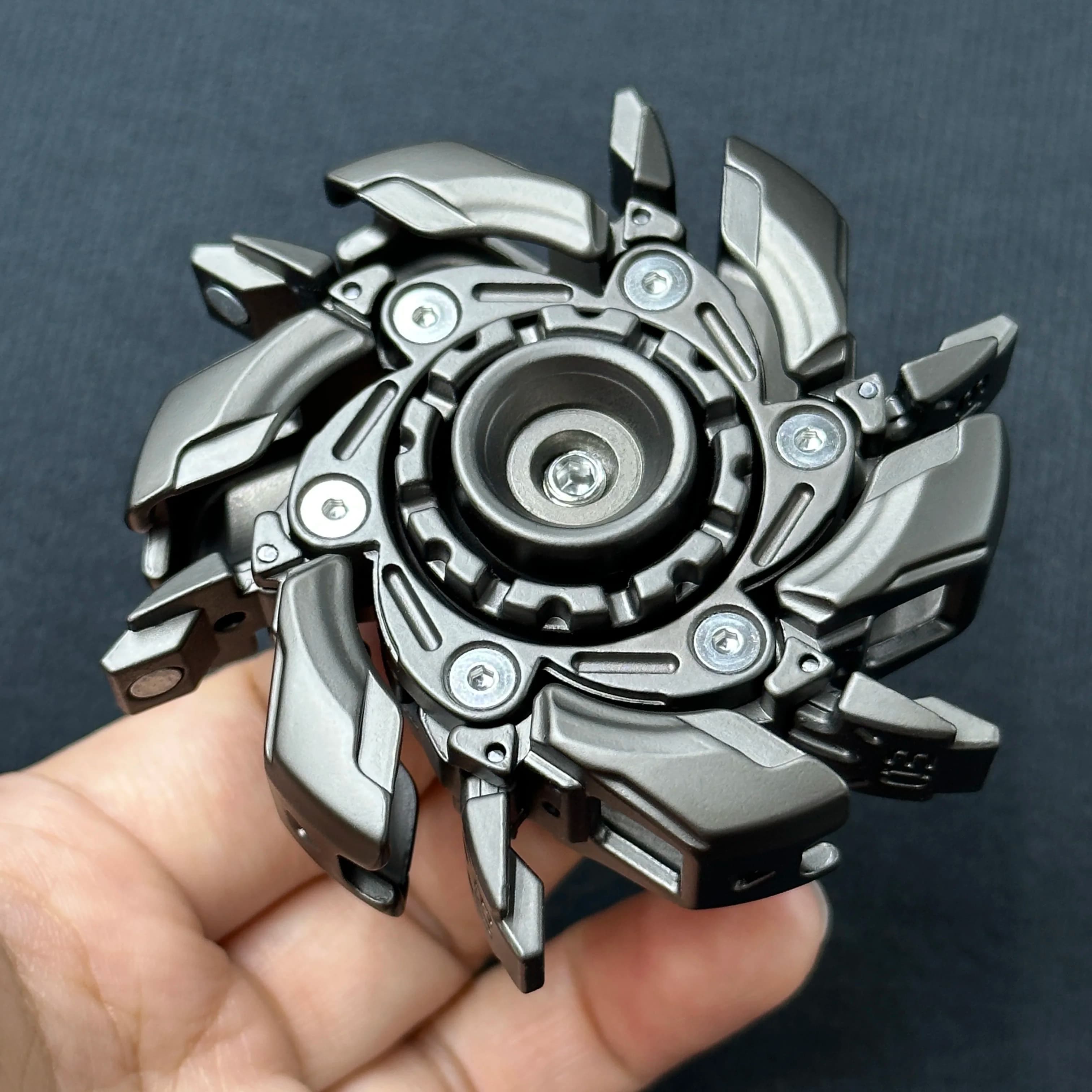 EDC Fidget Sliders Armatura aperta Spinning TopFidget Toys Sollievo dallo stress per adulti Meta magnetica