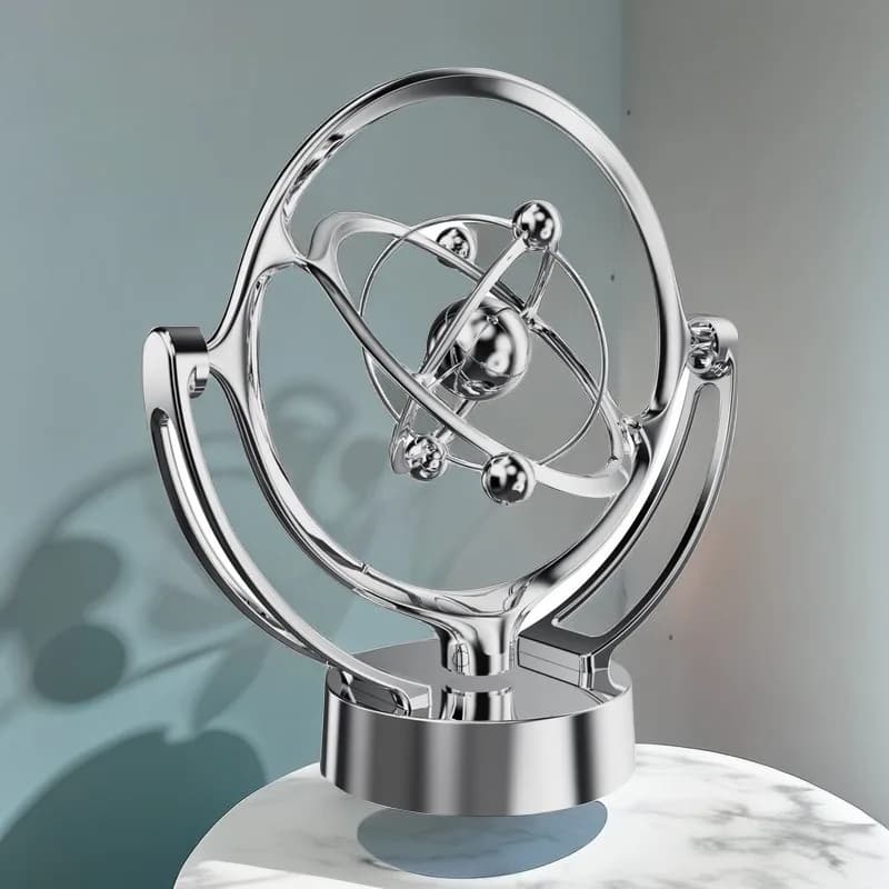 New Earth Cinetico Orbitale Girevole Gadget Pendolo Magnetico Movimento Perpetuo Desktop Office Decor Art Toy Modello Via Lattea