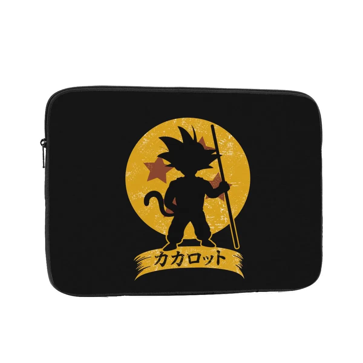 Custodia Protettiva per Laptop Goku DBZ Manga 12 13 15 17 Pollici, Borsa per Notebook con Stemma di Kakarott, Antiurto