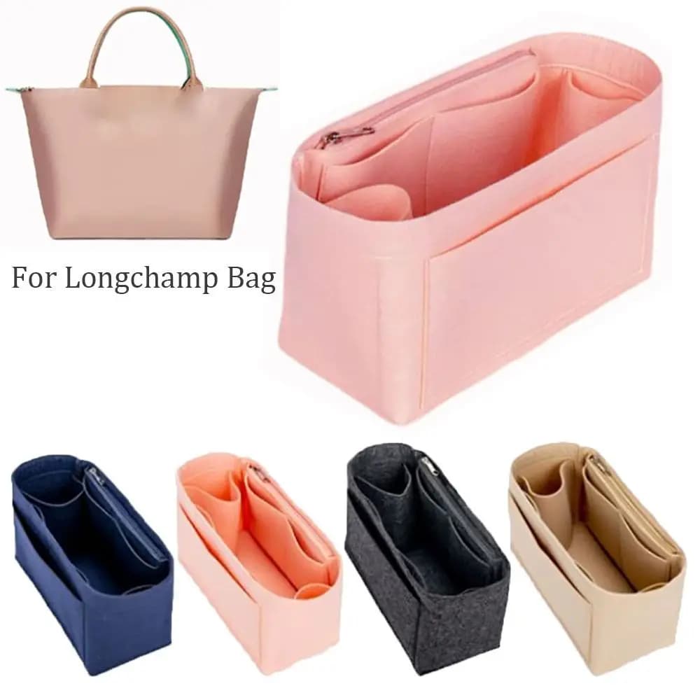 Durable Felt Handbag Insert Bag Bag Support Storage Purse Liner Portable Organization Bag Organiser for For Longchamp