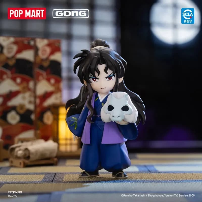 POP MART GONG Inuyasha Warring States Journey Series Blind Box Anime Action Figure Guess Bag Ornament Figurines Desktop Dolls