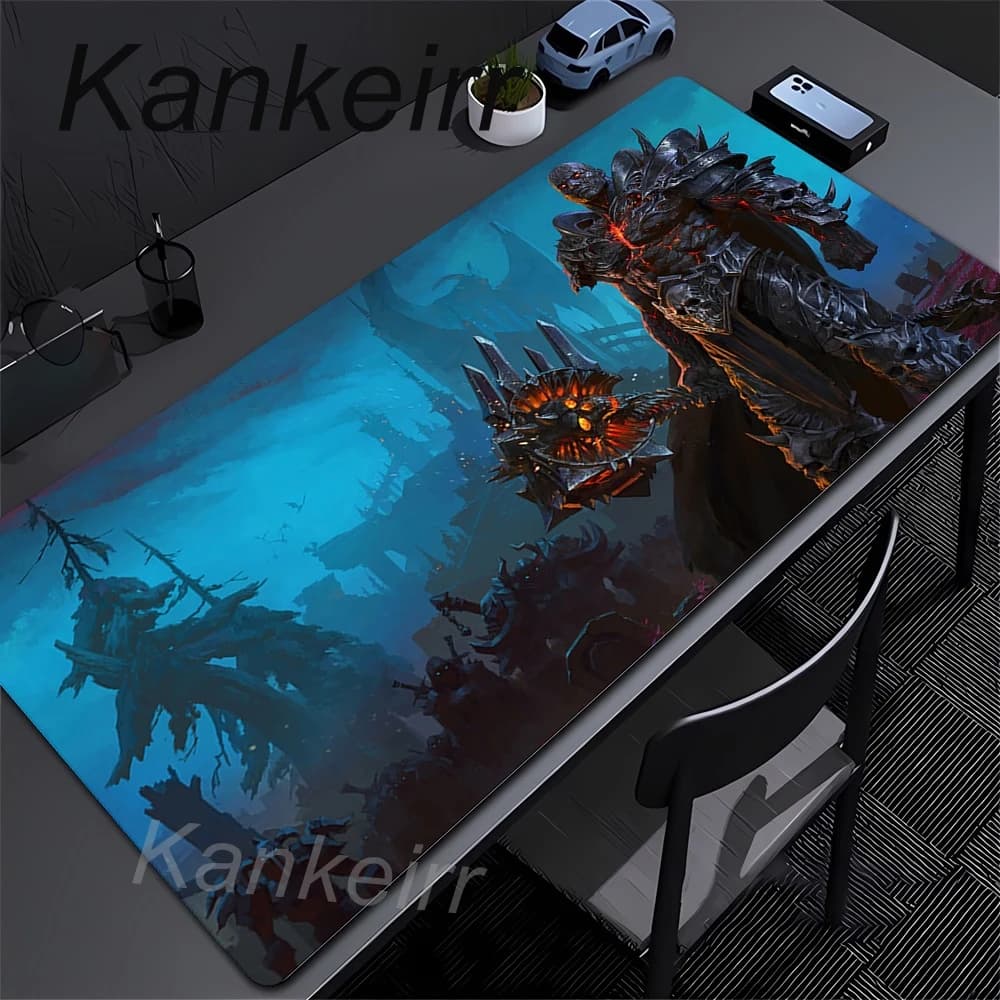 Tappetino per mouse per computer World of Warcraft, tappetini per tastiera da gioco, tappetini per mouse da gaming, tappetino da scrivania per giocatori, accessori per ufficio, tappetino per PC, grande tappetino per mouse