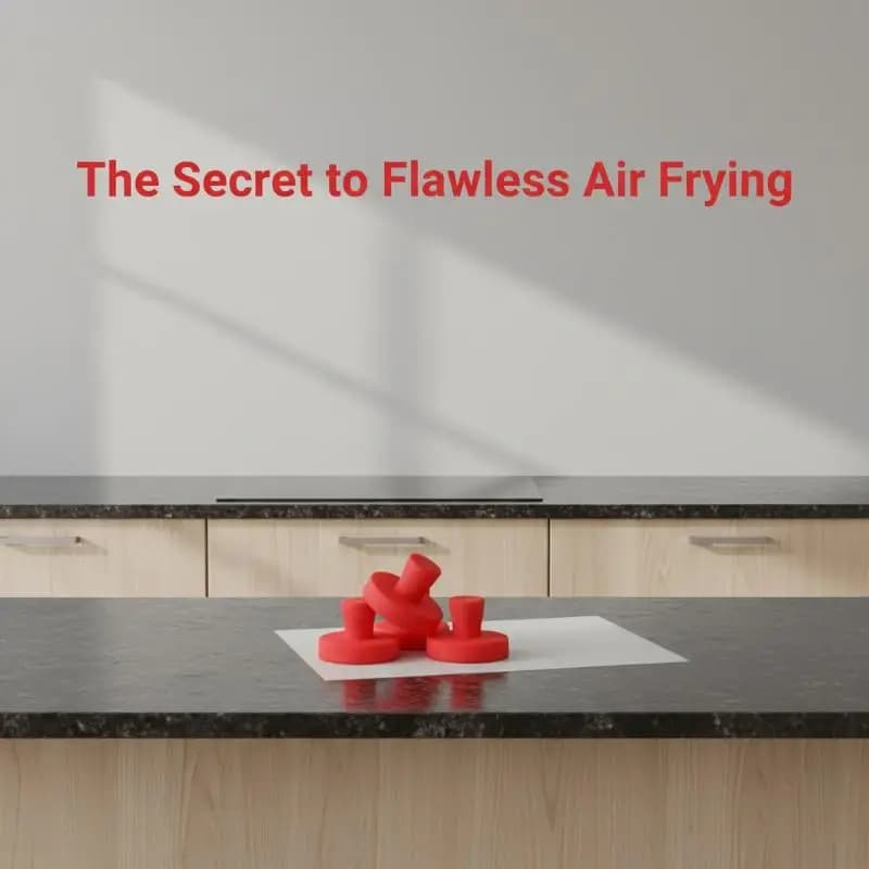 Reusable silicone magnetic fastening clip for oven paper for air fryer, kitchen accessories for chicken wings and cakes, useful gadgets